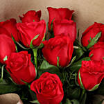 Enigmatic 12 Red Roses Bouquet
