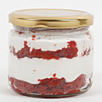 Flaming Red Velvet Jar Cake Set of 2