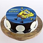 Happy Spongebob Photo Cake 1.5Kg