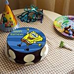 Happy Spongebob Photo Cake 1.5Kg