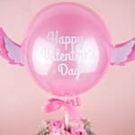 Happy Valentines Day Balloon Roses Box