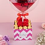 Happy Valentines Day Poppet Snacks Box