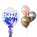 Its A Boy Balloons In Balloon And 3 Latex Balloon