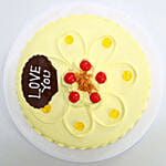 Love You Valentine Butterscotch Cake 1 Kg