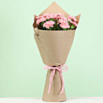 Magical Surprise 12 pink Carnations Bunch