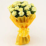 Perfect 20 yellow Carnations Bunch