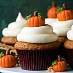 Pumpkin Topping Cupcakes