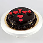 Red Hearts Truffle Cake 1 Kg