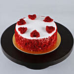 Red Hearts Velvet Cake- Half Kg