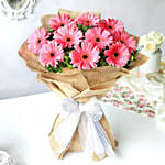 Refreshing Dark Pink Gerberas Bunch