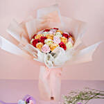 Rose And Hydrangea Soap Flowers Bouquet
