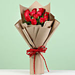 Scintillating 6 Red Roses Bouquet