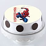 Spiderman In Action Pineapple Cake Half Kg