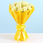 Sunny Side Up 12 Yellow Carnations Bunch