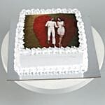 Valentine Photo Vanilla Cake 1 Kg