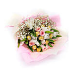 Delightful Flowers Ferrero Rocher Bouquet