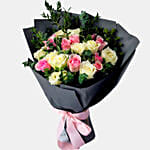 Pink And White Floral Love Bouquet
