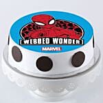 Marvel Spiderman Pineapple Photo Cake Half Kg