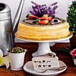 Yam Crepe Cake