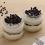 Choco Vanilla Cream Cake Jar Set of 2