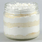 Elegant Vanilla Cream Cake Jar Set of 2