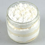 Elegant Vanilla Cream Cake Jar Set of 2