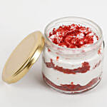 Flaming Red Velvet Jar Cake Set of 2