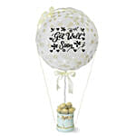 Get Well Soon Glitter Balloon Chocolates Box