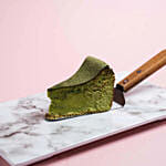 Green Tea Burnt Cheesecake