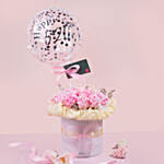 Jeune Balloon Flower Box Soap Flowers