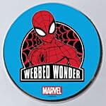 Marvel Spiderman Pineapple Photo Cake Half Kg