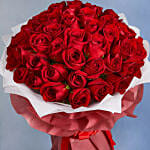 Premium 50 Red Roses Bouquet