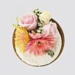 Red Velvet Iren Floral Cake