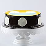 Shocked Mask Emoji Chocolate Cake Half Kg