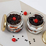 Sizzling Black Forest Jar Cake Set of 2
