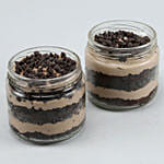 Sweet Choco Chip Cream Cake Jar Set of 2