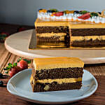 Tempting Chocolate Mango Mousse Cake 500g