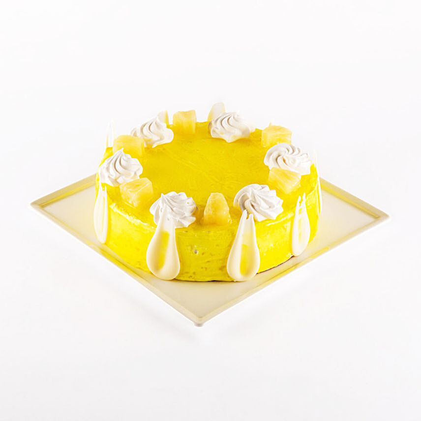 Pineapple Cake 1 Kg Eggless
