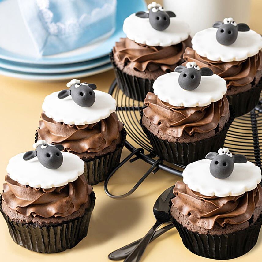 Chocolate Cup Cake 6 Piece