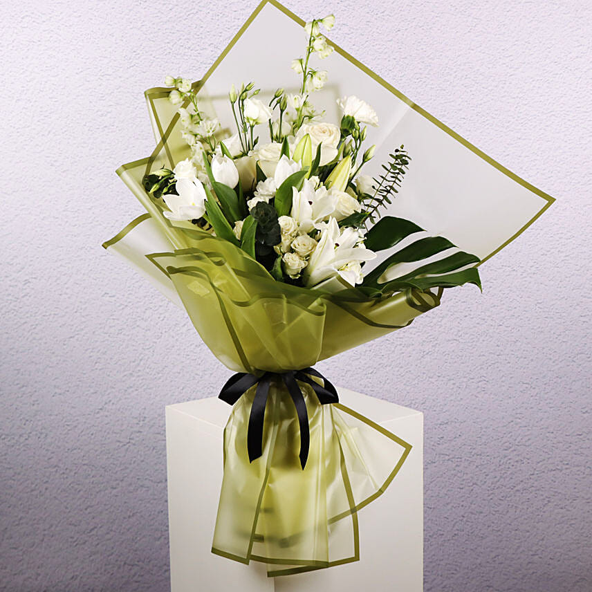 Soothing Vibes Mixed Flowers Bouquet