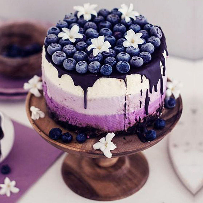 Blueberry Drip Chessecake Half Kg