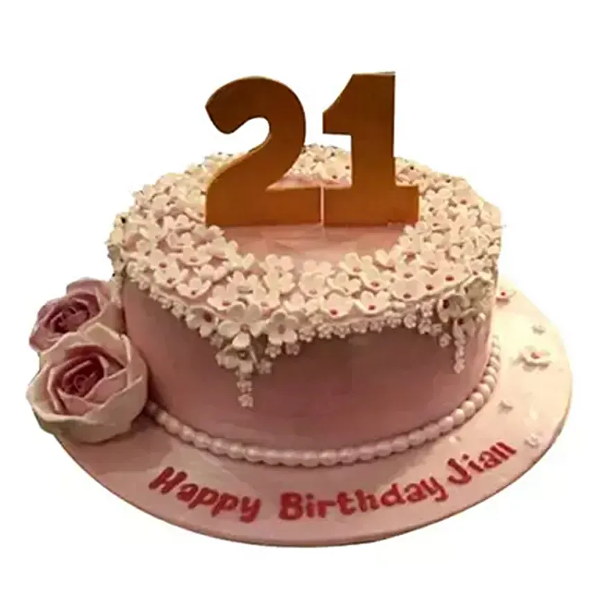 Charm Of Flowers Cake