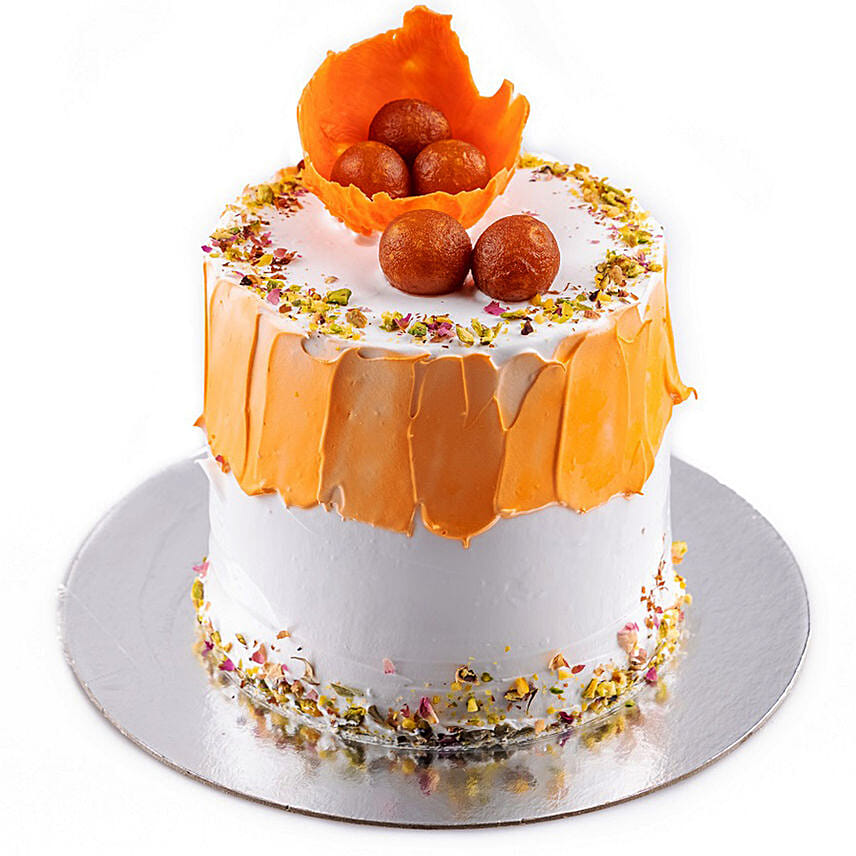 Gulab Jamun Cake