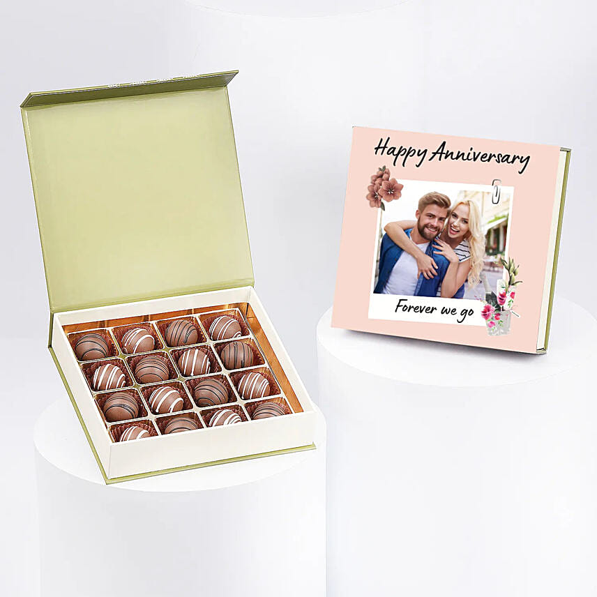 Anniversary Personalised Nuts Chocolate Box