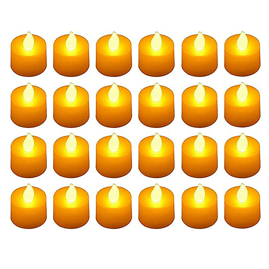 Led T Light Candle 24 Pcs