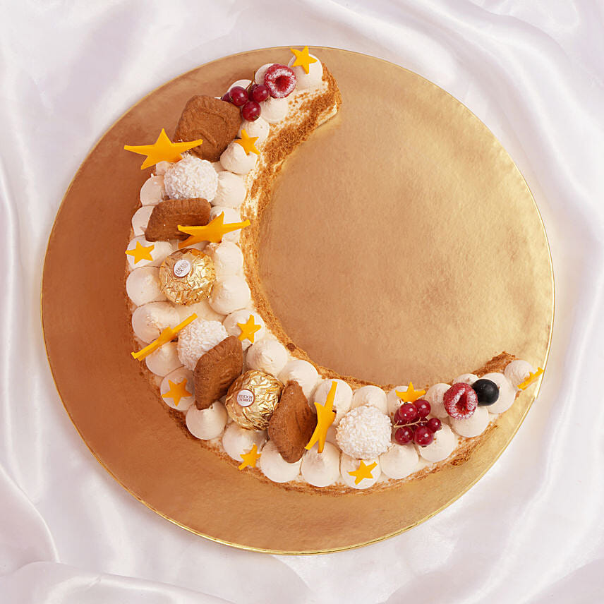 Lotus Crescent Cake
