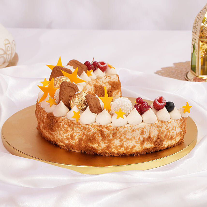 Lotus Crescent Cake