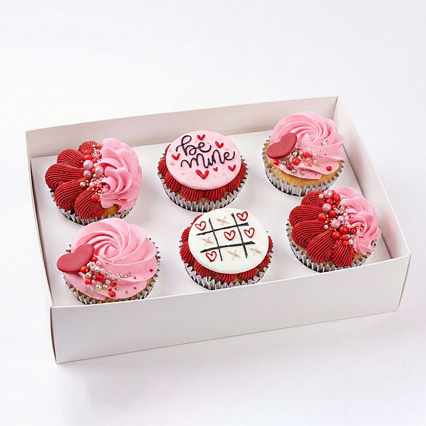 Love Bloom Valentine Cupcake Box