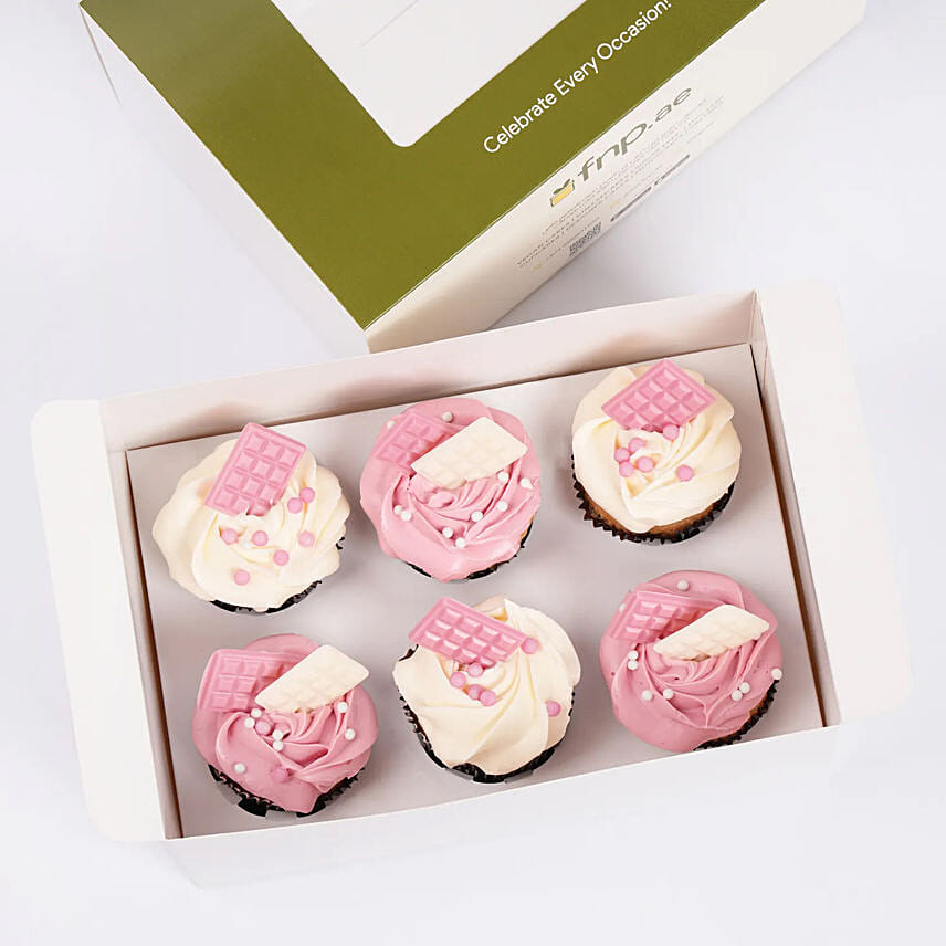 Pink Bliss Vanilla Bites Cupcake