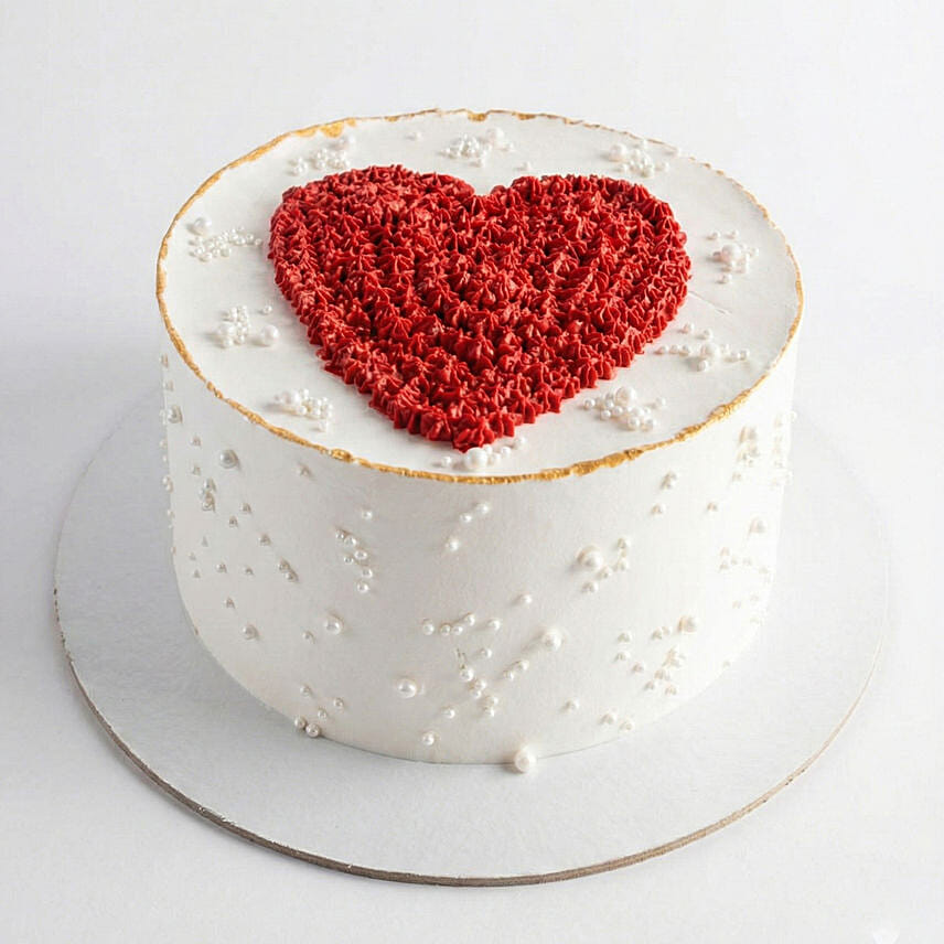 Red Velvet Heart Surprise Cake